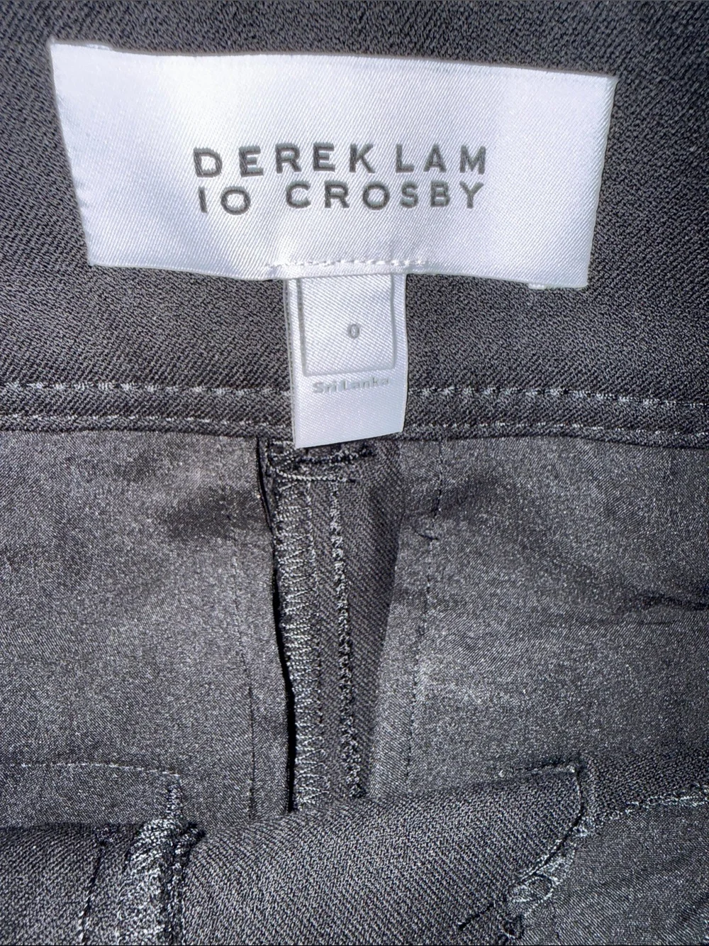 Derek Lam 10 Crosby LEONIE PLEATED TAPERED PANT Size 0 Runs Large Sailor
